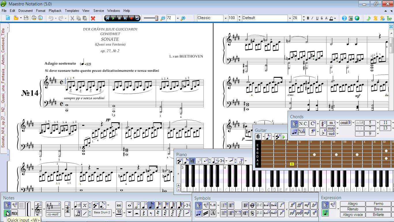 Notion Software Music Notation Mac